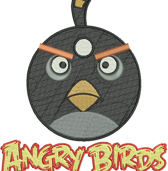 Matriz de Bordado Angry Bird 20 – Três Tamanhos