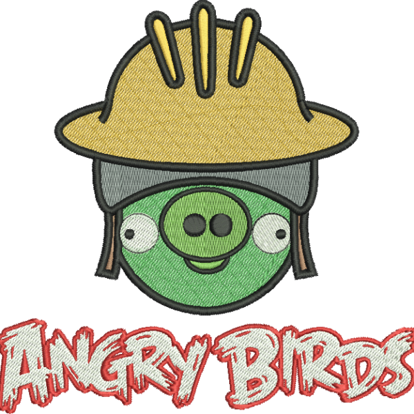 Matriz de Bordado Angry Bird 24 – Três Tamanhos