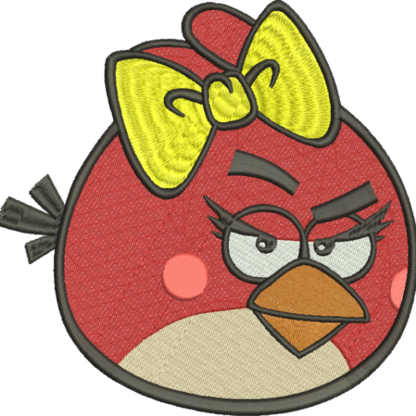 Matriz de Bordado Angry Bird 25 – Três Tamanhos