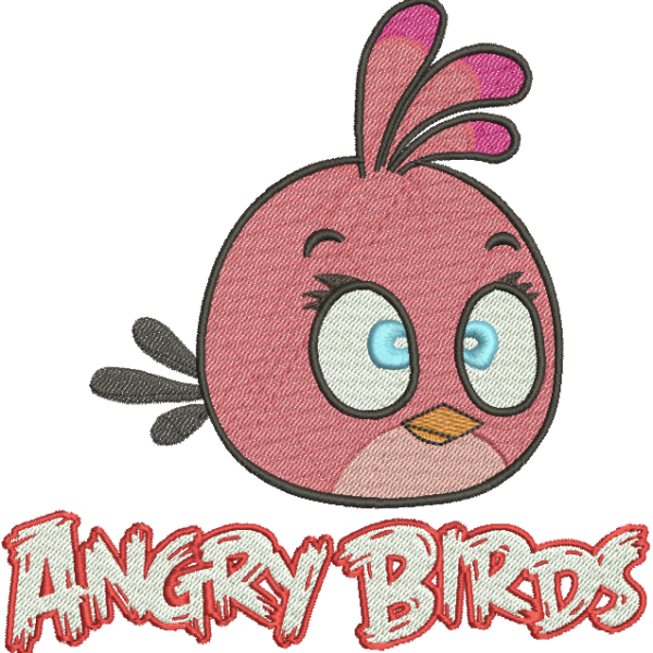 Matriz de Bordado Angry Bird 28 – Três Tamanhos