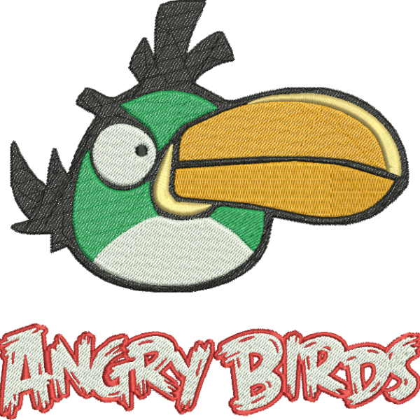 Matriz de Bordado Angry Bird 30 – Três Tamanhos