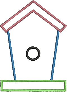 Matriz de Bordado Casa de Passarinho 48