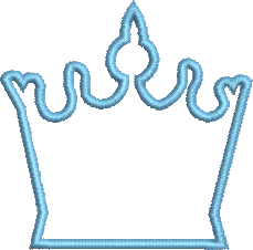 Matriz de Bordado Coroa 64