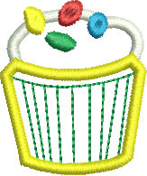Matriz de Bordado Cupcake 76