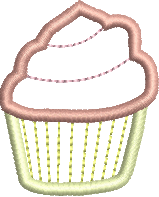 Matriz de Bordado Cupcake 80
