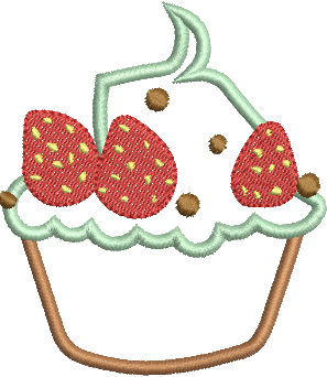 Matriz de Bordado Cupcake 82