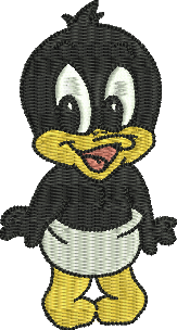 matriz de bordado Patolino Baby Tunes 02 – Três Tamanhos