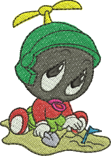 Matriz de Bordado Marvin Marciano Baby Tunes 33 – Três Tamanhos