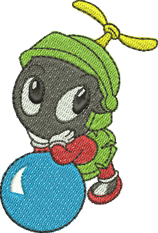 Matriz de Bordado Marvin Marciano Baby Tunes 35 – Três Tamanhos