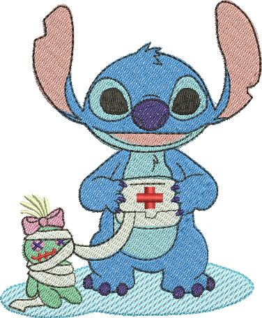 Matriz de Bordado Stitch 09 – Três Tamanhos