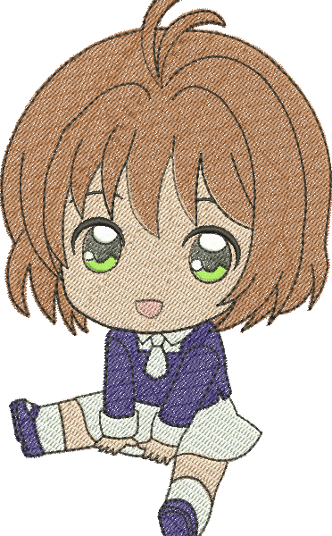 Matriz de Bordado Sakura Cardcaptor 01 – Três Tamanhos