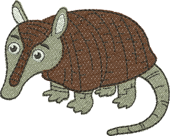 matriz de bordado Tatu