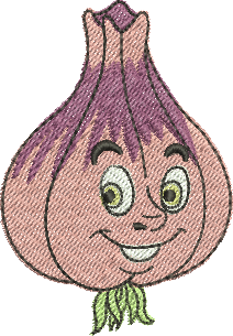 Matriz de Bordado Alho