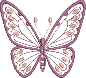 Matriz de Bordado Borboleta 01
