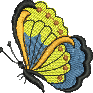Matriz de Bordado Borboleta