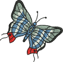 Matriz de Bordado Borboleta