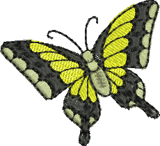 Matriz de Bordado Borboleta