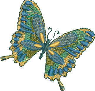 Matriz de Bordado Borboleta