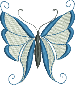 Matriz de Bordado Borboleta