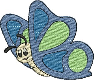 Matriz de Bordado Borboleta