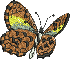 Matriz de Bordado Borboleta