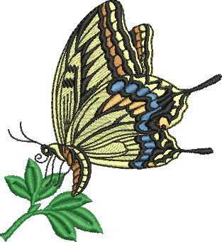 Matriz de Bordado Borboleta