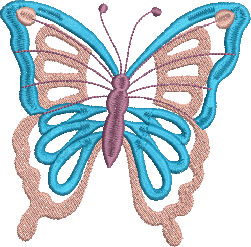 Matriz de Bordado Borboleta