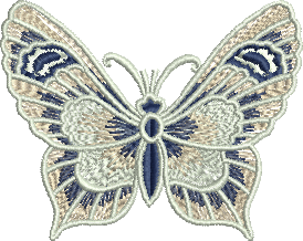 Matriz de Bordado Borboleta