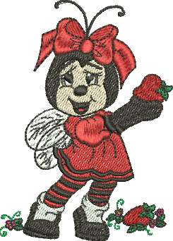 Matriz de Bordado Joaninha