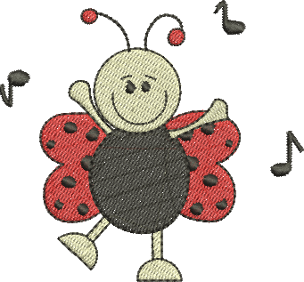 Matriz de Bordado Joaninha