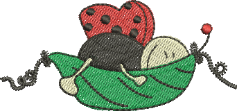 Matriz de Bordado Joaninha