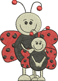 Matriz de Bordado Joaninha