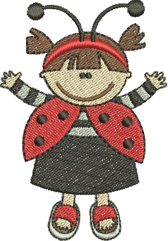 Matriz de Bordado Joaninha