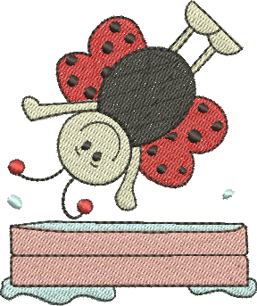 Matriz de Bordado Joaninha