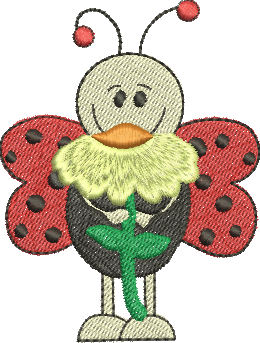 Matriz de Bordado Joaninha