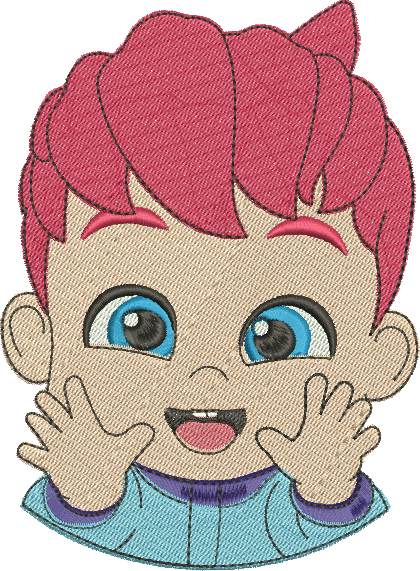 matriz de bordado Bebefinn 03 – Três Tamanhos