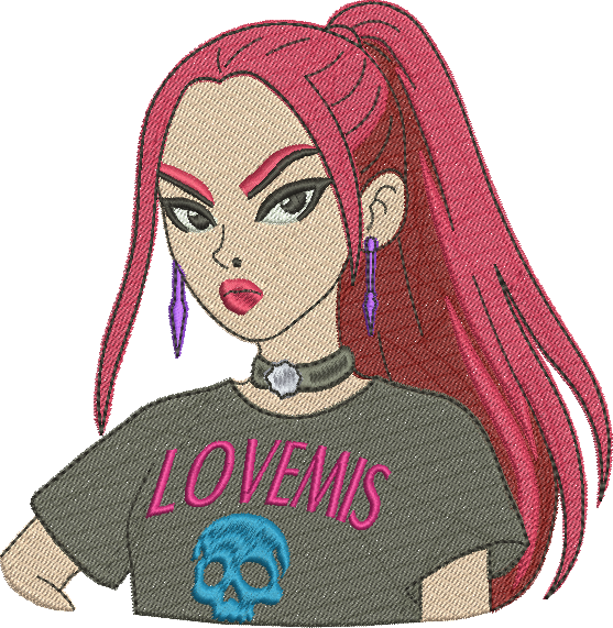 Matriz de bordado Huntrix 12 – Mira – Três Tamanhos