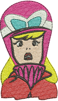 Matriz de Bordado Corrida Maluca Penélope Charmosa 16 – Três Tamanhos