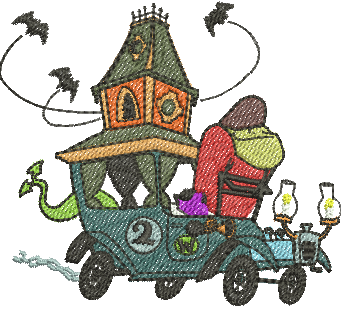 Matriz de Bordado Corrida Maluca