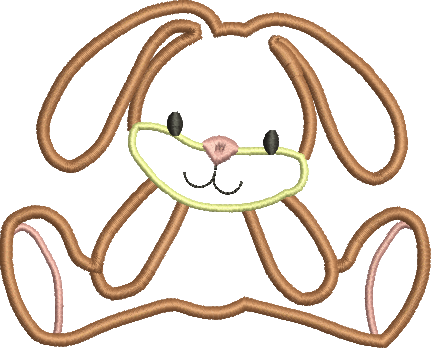 Matriz de Bordado Coelhinha 24