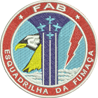 matriz de bordado Esquadrilha da Fumaça