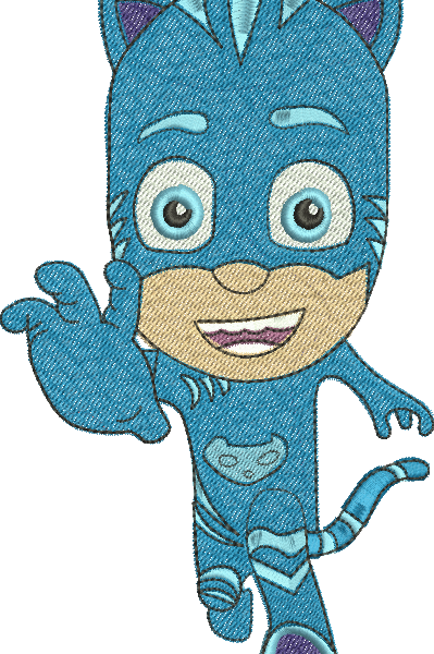 Matriz de Bordado Menino Gato