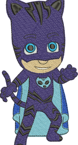 Matriz de Bordado Menino Gato