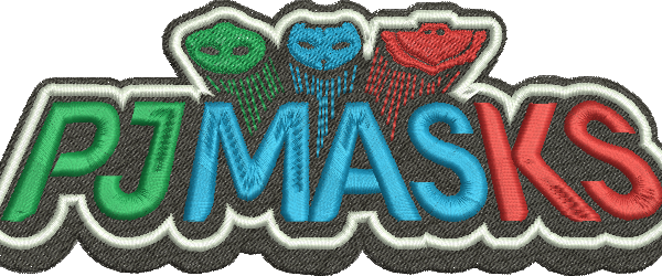 Matriz de Bordado Logo PJ Masks