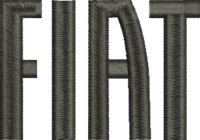 Matriz de Bordado Logo Fiat