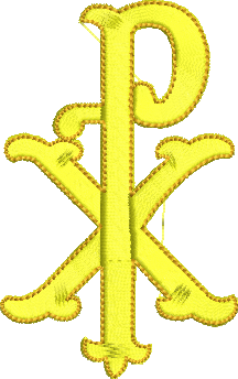 Matriz de Bordado Monograma de Cristo