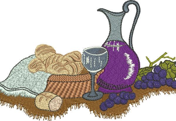 Matriz de Bordado Santa Ceia