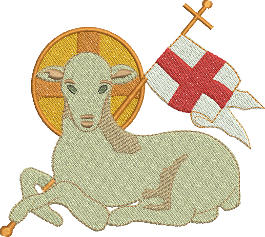 Matriz de Bordado Cordeiro de Deus