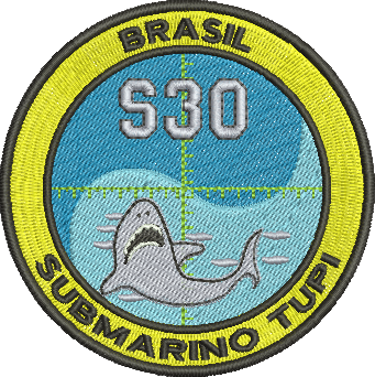 matriz de bordado Submarino Tupi S30