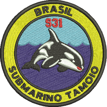 matriz de bordado Submarino Tamoio S31